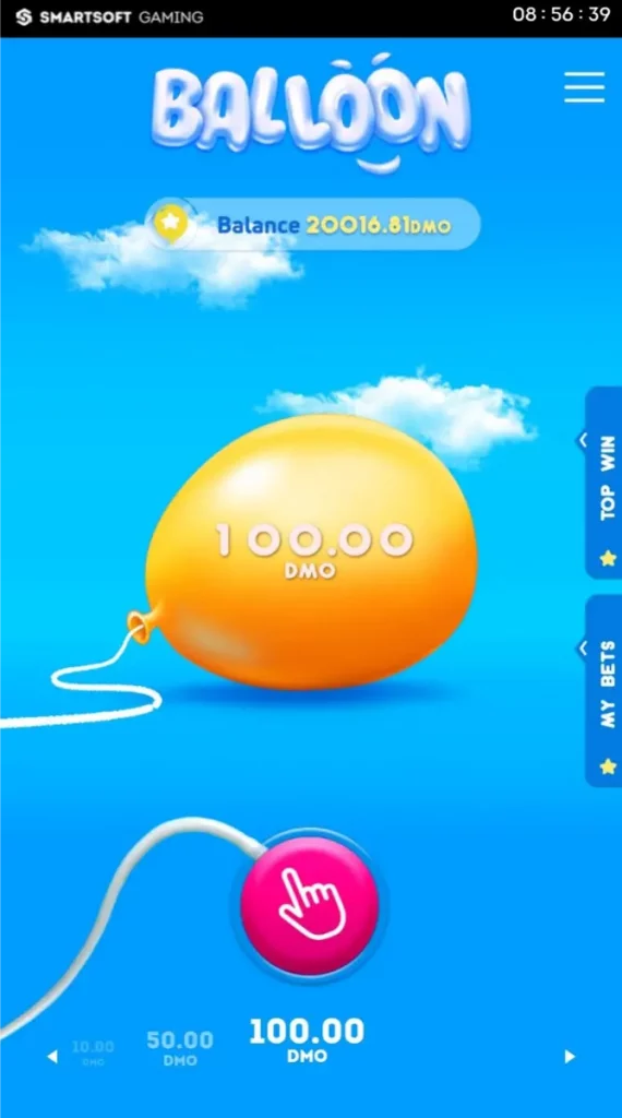 Cash-out exitoso en Balloon: retiro antes de que explote el globo